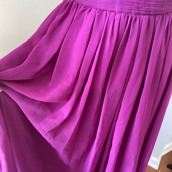 JS Collections Fuchsia Beaded Sleeveless Gown - Picture 6 of 15